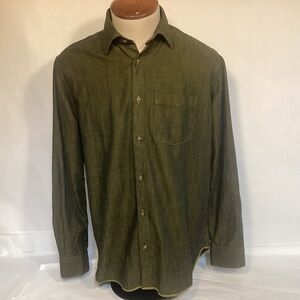 Willams & Kent Men’s Italian Fabric long sleeve button down shirt size large